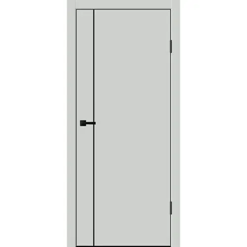 VellDoris Галант M1, Эмалюкс / Доломит, Кварцит, молдинг черный; кромка ABS с 4х сторон, черная