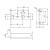 Защелка Punto (Пунто) PLASTPL45-R25 (PL45-R25) (врезная) SN мат. никель тех.упаковка без ответной планки