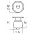 Ручка Ajax (Аякс) защелка DK682 PB-ET (6082 PB-E) (кл./фик.) золото