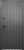 ЛЮКСОР Термо Рейка Муар 7024 / Сатин графит, Эмалит белый