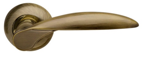 Ручка Armadillo (Армадилло) раздельная Diona LD20-1AB/GP-7 бронза/золото