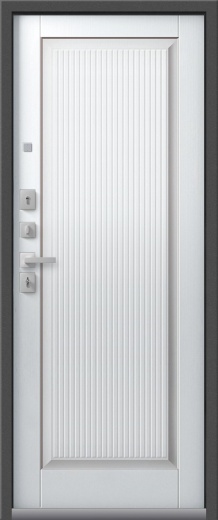 LUX-7 NEW (нестандарт) Пепельный муар / Кашемир белый, Кашемир грей