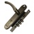 Замок Punto (Пунто) цилиндровый в комплекте с ручкой LOCKSET15.CRONA.4061-3 (KIT P15 4061/3 CRONA) AB бронза